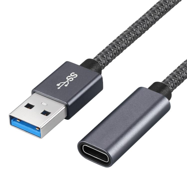 USB 3.0 Male to USB-C / Type-C Female Extension Cable