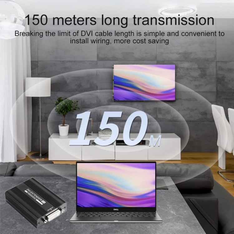 Measy VGA1815 VGA Extender Transmitter and Receiver Converter, POE Single Power Supply, Transmission Distance: 150m(US Plug)