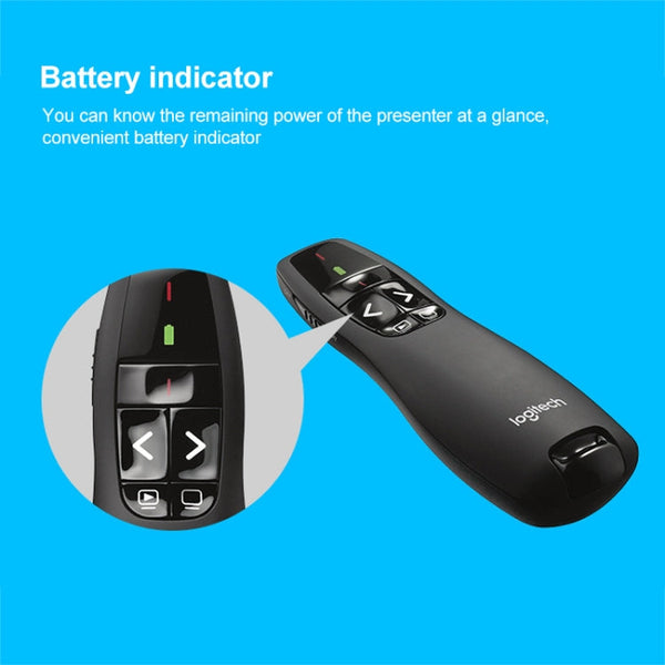 Logitech R400 2.4Ghz Wireless Presenter PPT Remote Control Pen, R400