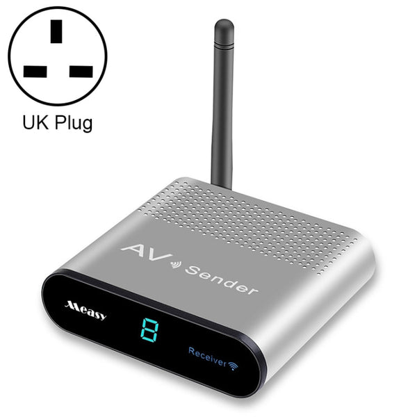 Measy AV220 2.4GHz Wireless Audio / Video Transmitter and Receiver, Transmission Distance: 200m, UK Plug, AV220 Silver