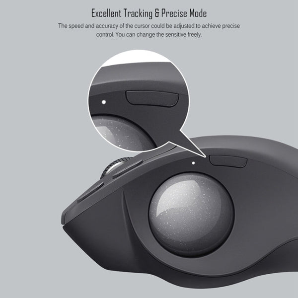 Logitech MX ERGO 440DPI Bluetooth + Unifying Dual-mode Wireless Trackball Optical Mouse, MX ERGO