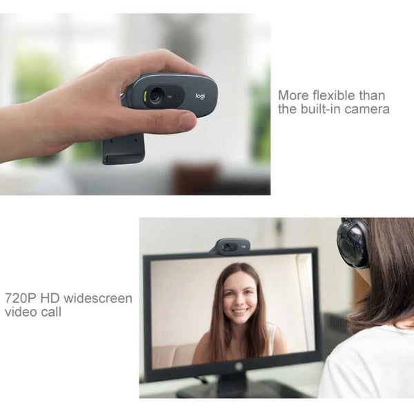 Logitech C270 HD Web Camera Meets Every Need for HD 720p Video Calls