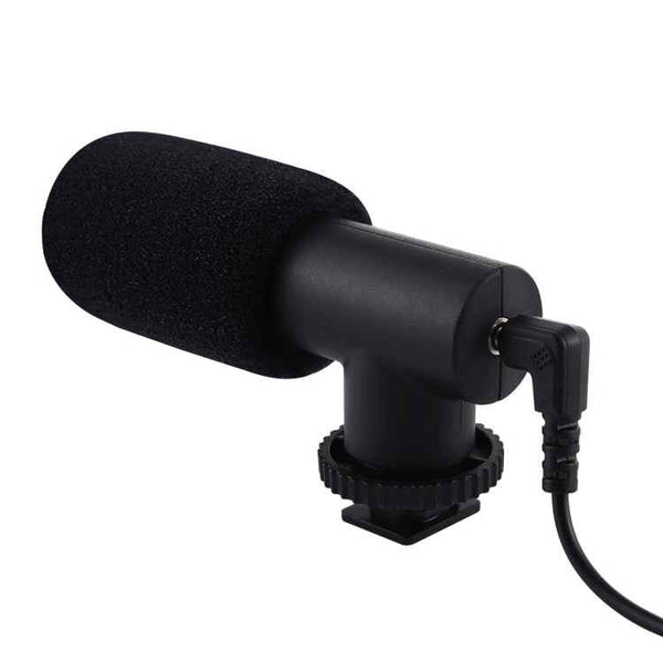 PULUZ 3.5mm Audio Stereo Recording Vlogging Professional Interview Microphone for DSLR & DV Camcorder, Smartphones
