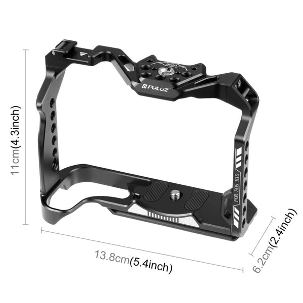 For Canon EOS R10 PULUZ Metal Camera Cage Stabilizer Rig