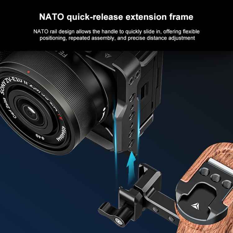 For Sony ZV-E10 II / ZV-E10M2 PULUZ Metal Camera Cage Stabilizer Rig (Black)