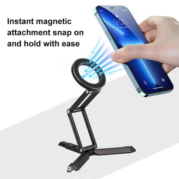 MagSafe Desktop Live Streaming Magnetic Foldable Phone Holder Bracket