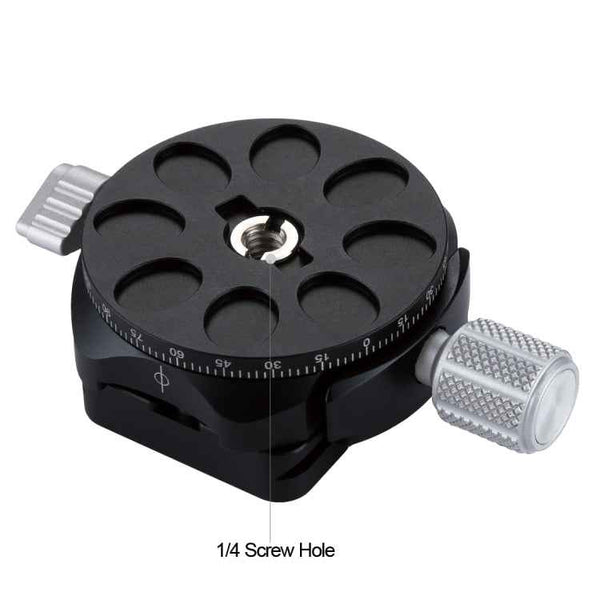 PULUZ Aluminum Alloy Quick Release Plate for Panoramic Head(Grey)