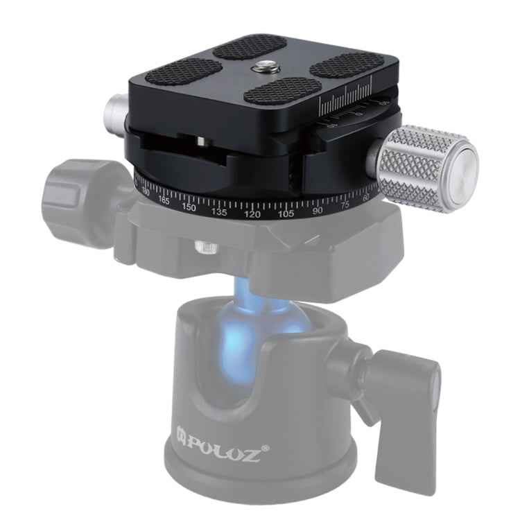 PULUZ Aluminum Alloy Quick Release Plate for Panoramic Head(Grey)