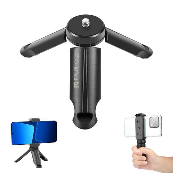 PULUZ Portable Folding Plastic Tripod for Cell Phones, Folding Tripod