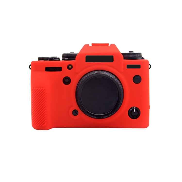 PULUZ Soft Silicone Protective Case for Fujifilm X-T4(Red)