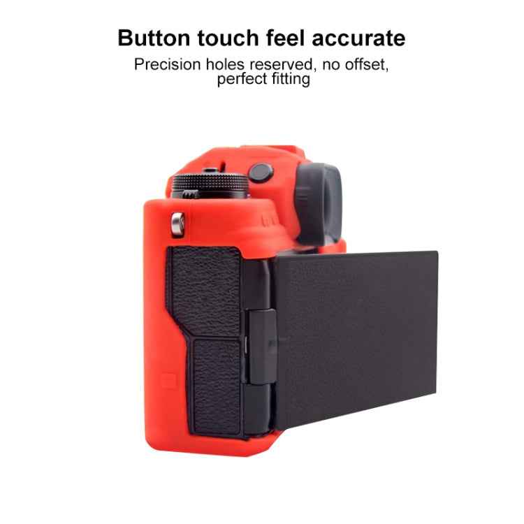 PULUZ Soft Silicone Protective Case for Fujifilm X-T4(Red)