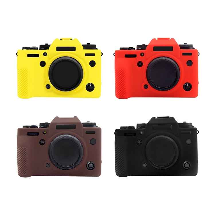 PULUZ Soft Silicone Protective Case for Fujifilm X-T4(Red)