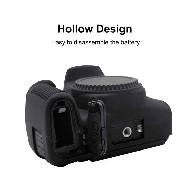 PULUZ Soft Silicone Protective Case for Canon EOS 850D, For Canon EOS 850D