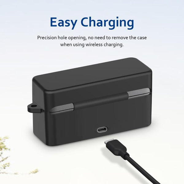 For DJI Mic 2 PULUZ Charging Case Silicone Scratch-proof Protective Cover