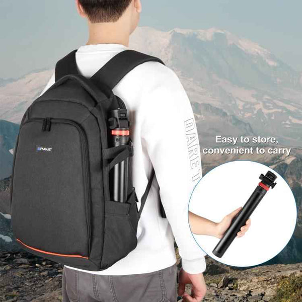 PULUZ 2m 8-section Aluminum Alloy Broadcast Fill Light Bracket Telescopic Tripod