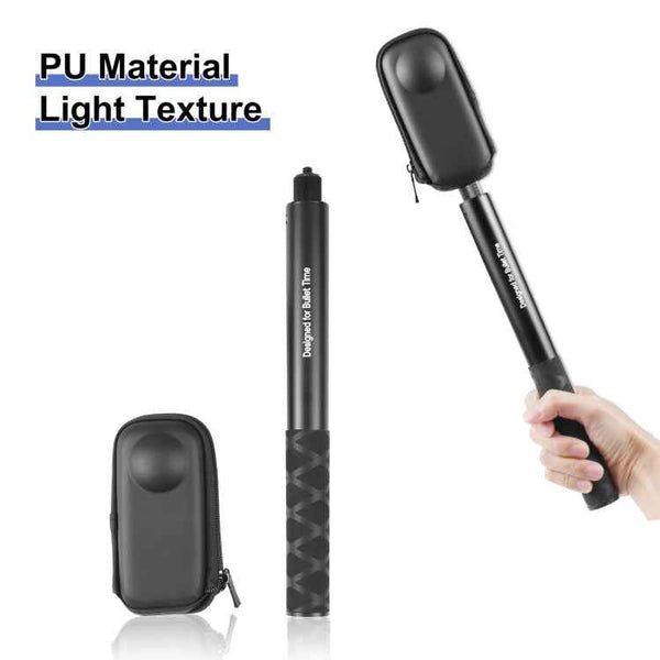 For Insta360 X3 / ONE X2 PULUZ Camera Portable Case Box Storage Bag(Black)