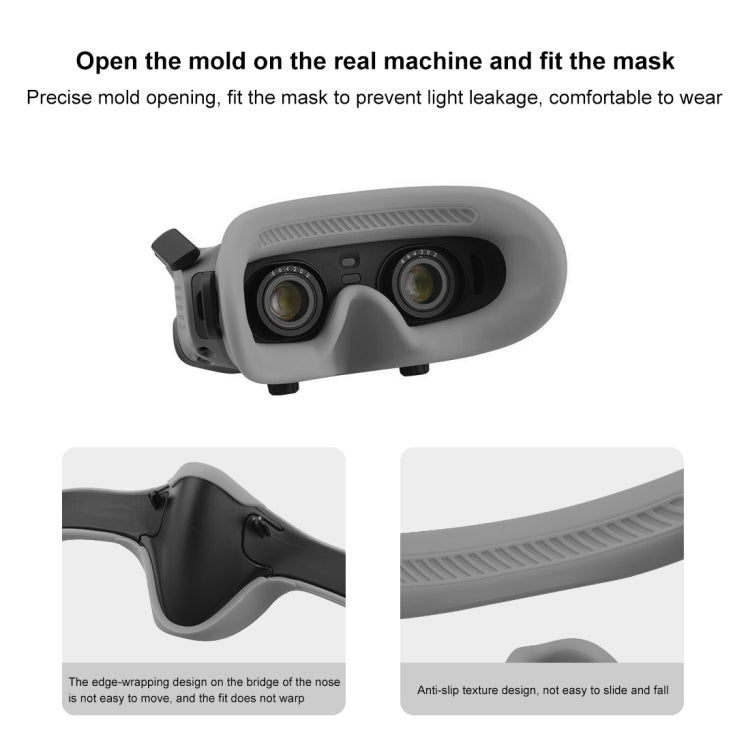 For DJI Avata Goggles 2 PULUZ Flying Eye Mask Silicone Protective Case