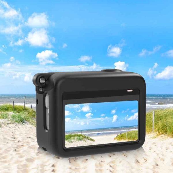 For Insta360 GO 3 / GO 3S PULUZ Camera Charging Case Silicone Case (Black)