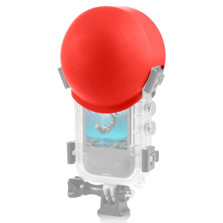 For Insta360 X3 PULUZ Invisible Dive Case Lens Guard Silicone Protective Cover, For Insta360 X4 / X3