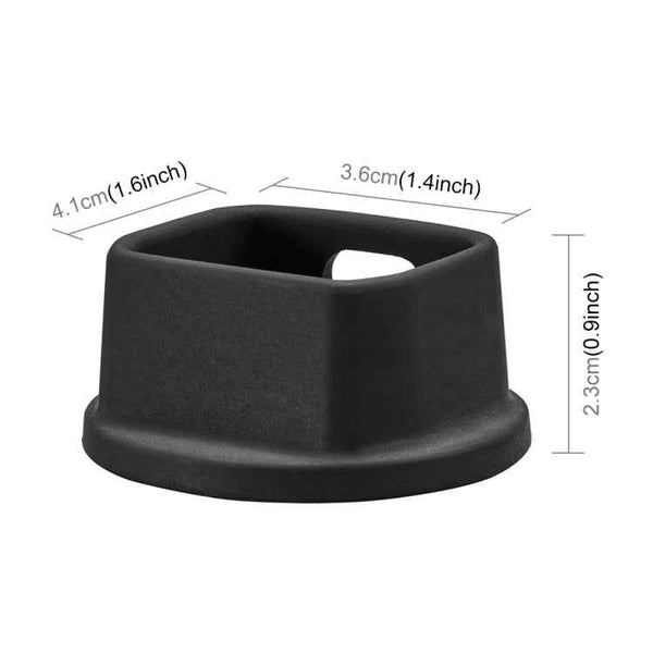 For DJI Osmo Pocket 3 PULUZ Silicone Dock Desktop Charging Base Bracket (Black)