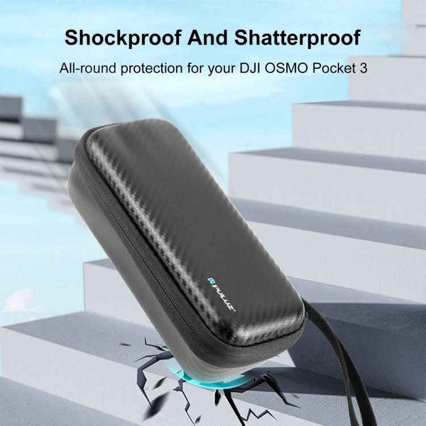 For DJI Osmo Pocket 3 PULUZ Mini Body Bag Portable EVA Storage Bag (Black)