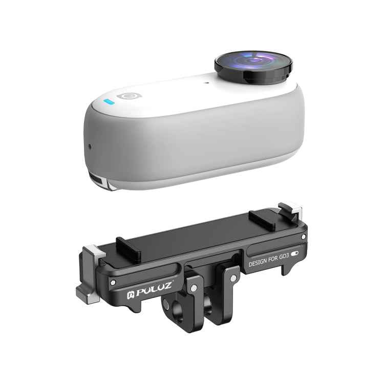 For Insta360 GO3 PULUZ Magnetic ABS Quick Release Base Mount (Black)