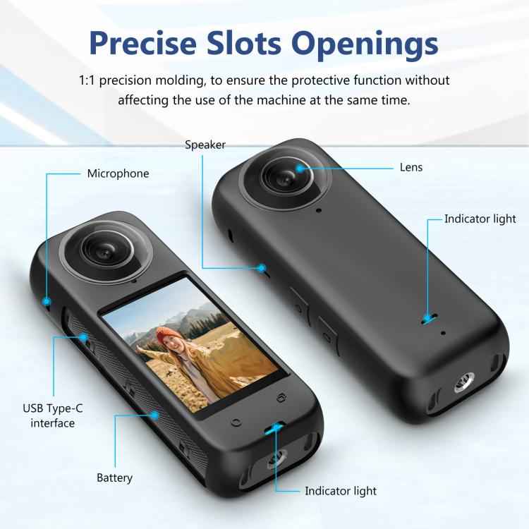 For Insta360 X4 PULUZ Full Body Dust-proof Silicone Protective Case, Protective Case