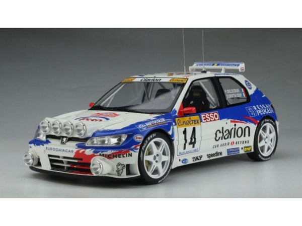 Peugeot 306 Maxi #14 Delecour Rallye Monte Carlo 1998 1:12 Scale OttOmobile Diecast Model