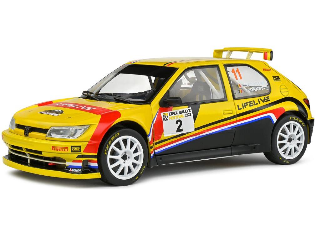 Peugeot 306 Maxi #2 T.Neuville A.Cornet Eifel Rallye Festival 2022 1:18 Scale Solido Diecast Model