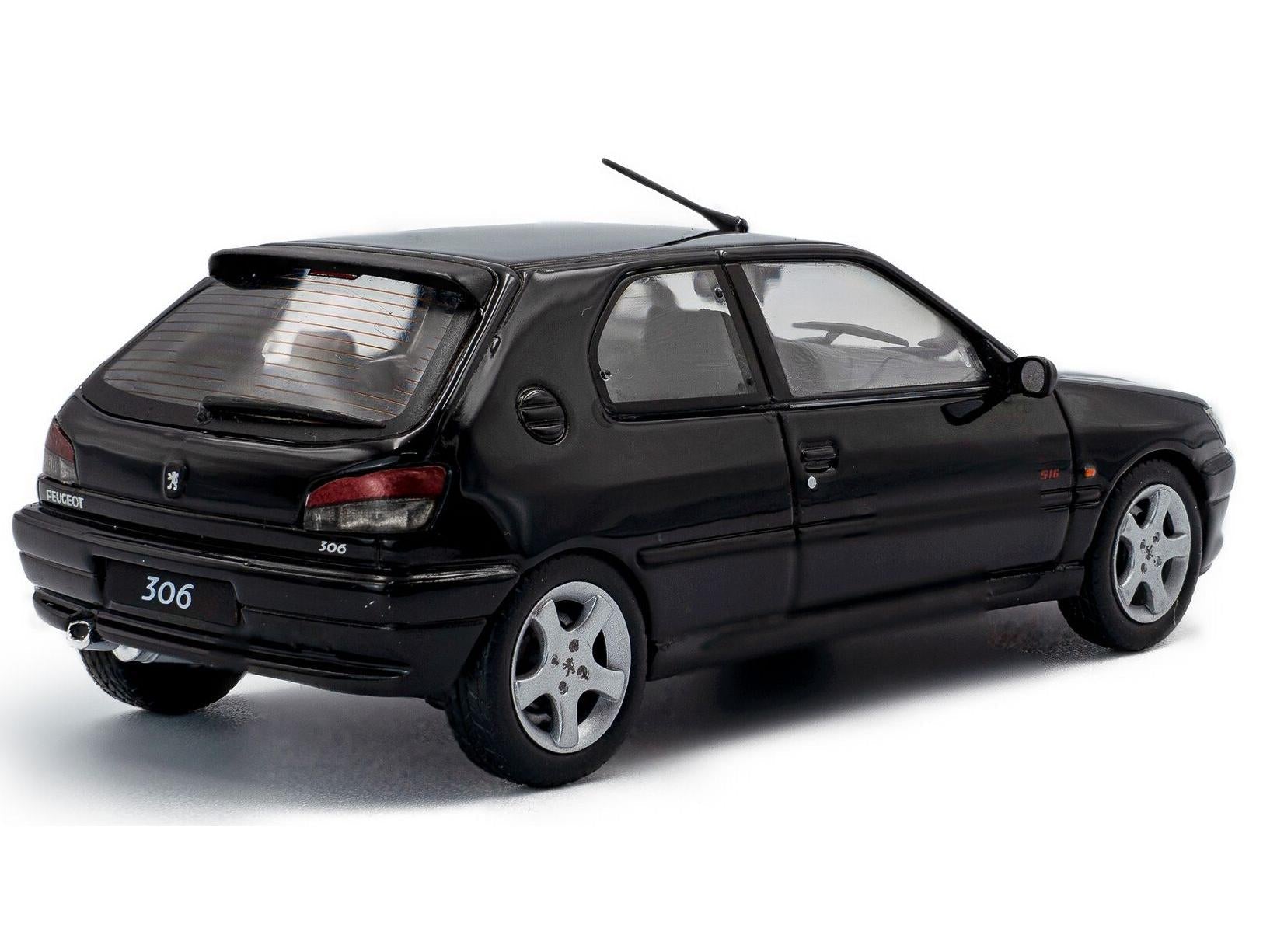Peugeot 306 S16 1994 Noir Onyx 1:43 Scale Solido Diecast Model