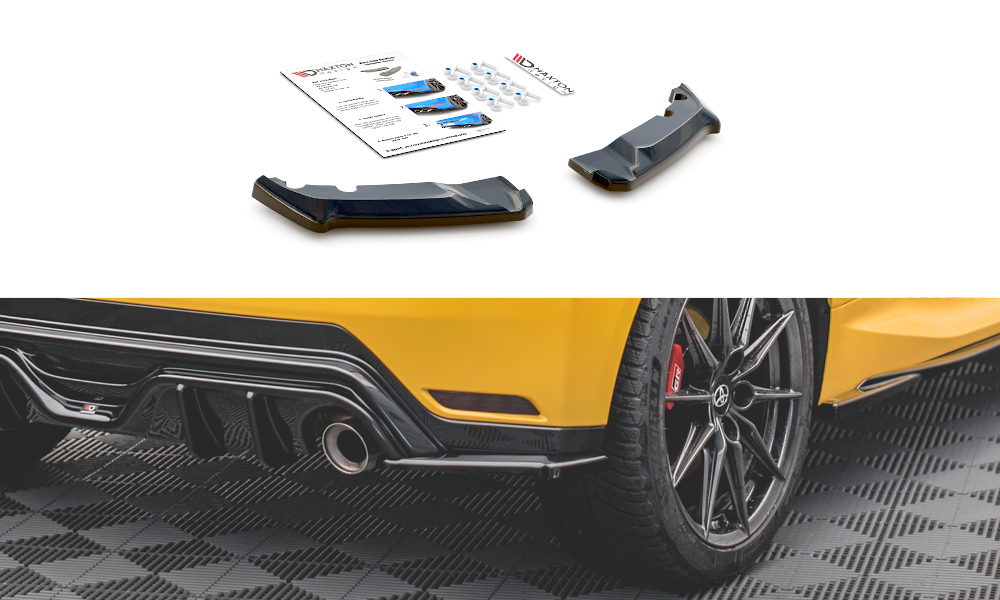 Maxton Design - REAR SIDE SPLITTERS V.3 TOYOTA GR YARIS MK4