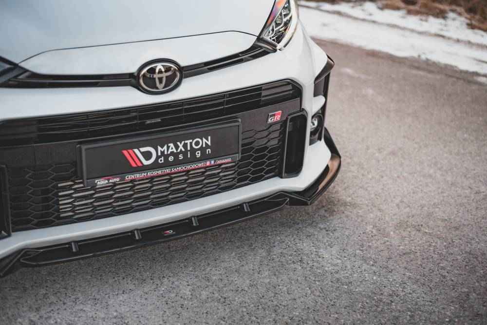 Maxton Design - FRONT SPLITTER V.2 + FLAPS TOYOTA GR YARIS MK4