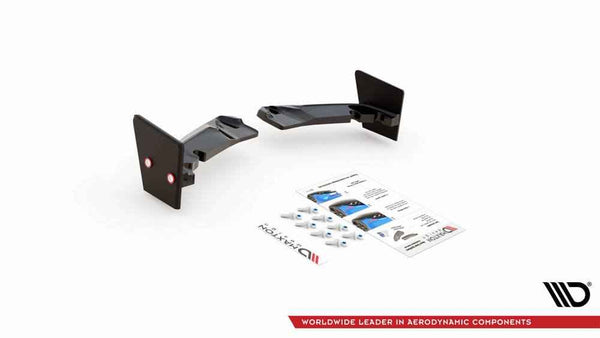 Maxton Design - REAR SIDE SPLITTERS V.4 + FLAPS TOYOTA GR YARIS MK4