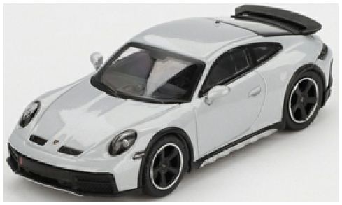 Porsche 911 Dakar Ice Grey Metallic (LHD) 1:64 Scale MINI GT Diecast Model