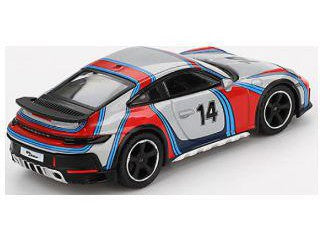 Porsche 911 Dakar Rally 1974 Ice Grey Metallic Rally(RHD) 1:64 Scale MINI GT Diecast Model