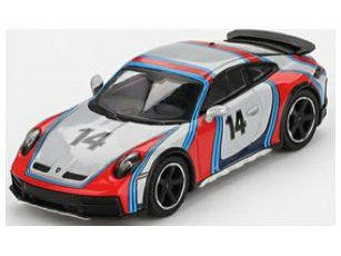 Porsche 911 Dakar Rally 1974 Ice Grey Metallic Rally(RHD) 1:64 Scale MINI GT Diecast Model