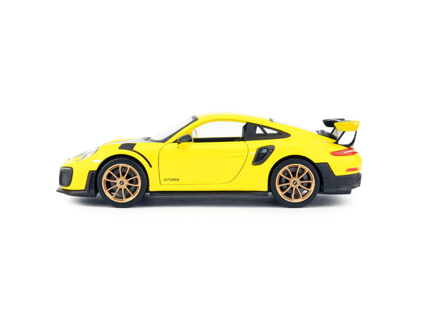 Porsche 911 GT2 RS Yellow 1:24 Scale Maisto Diecast Model