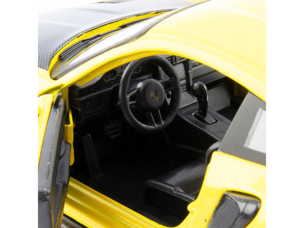 Porsche 911 GT2 RS Yellow 1:24 Scale Maisto Diecast Model
