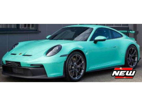 Porsche 911 GT3 2021 Turquoise 1:24 Scale Bburago Diecast Model