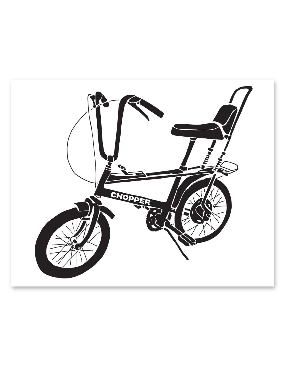 Hotfuel Chopper Cycle Print Wall Art