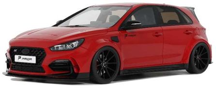 Prior Design i30 N Engine 2021 Red 1:18 Scale OttOmobile Resin Model