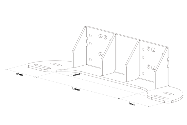 Qubic Seat Belt Tensioner with Universal Bracket - for Trak Racer and Non-Trak Racer Cockpits