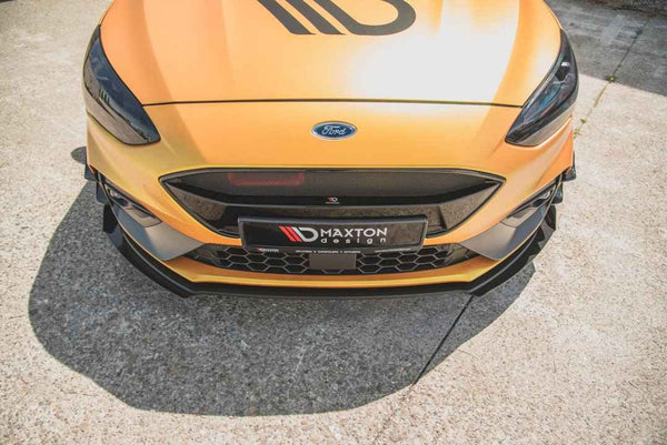 Maxton Design - Street PRO Front Splitter + Flaps Ford Focus ST / ST-Line Mk4
