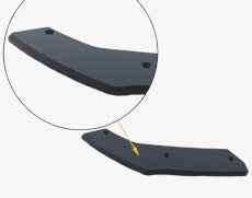 Maxton Design - Street Pro Rear Side Splitters Audi TT S 8S Facelift