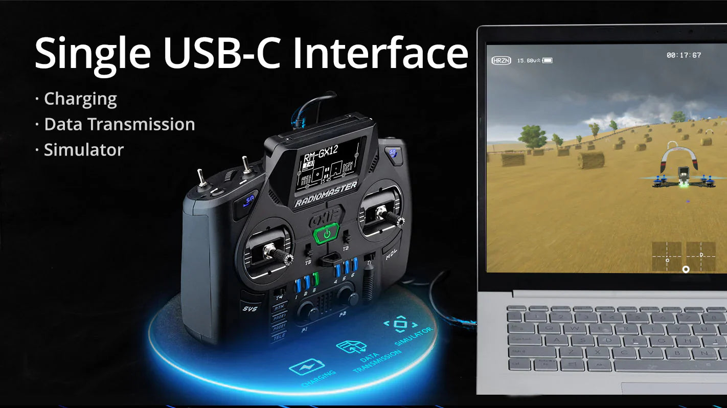 Radiomaster GX12 Dual-Band Gemini-X Radio Controller (Mode 2)
