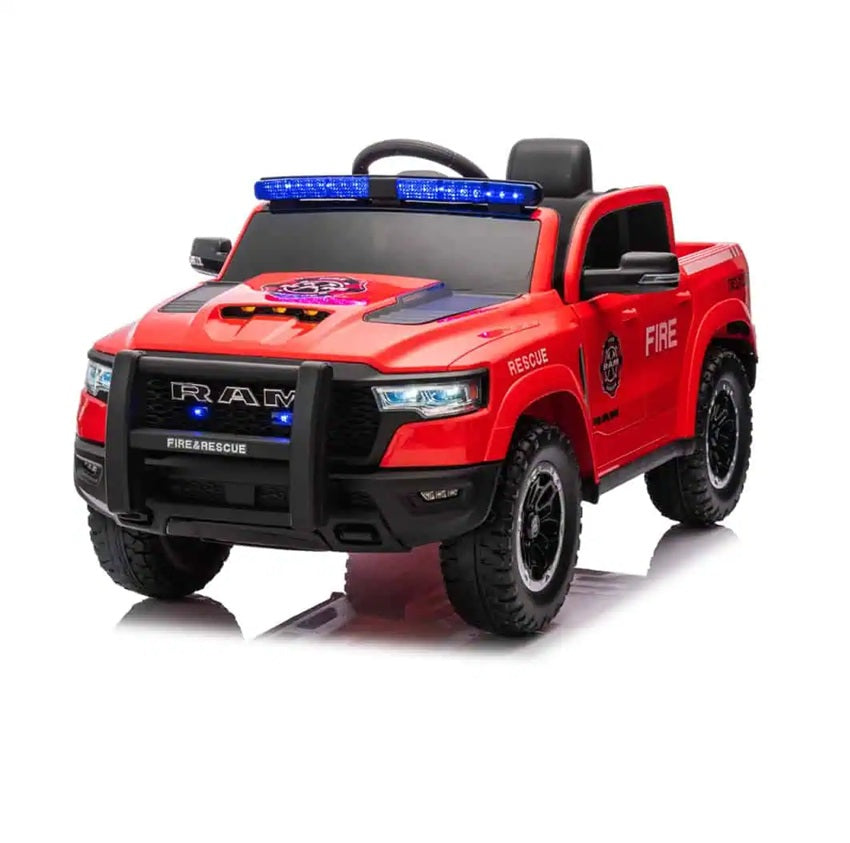 Red Fire Truck 12V Electric Ride-On: Become a Hero!