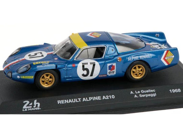Renault Alpine A210 #57 Le Guellac  Serpaggi 24H Le Mans 1968 1:43 Scale Diecast Model