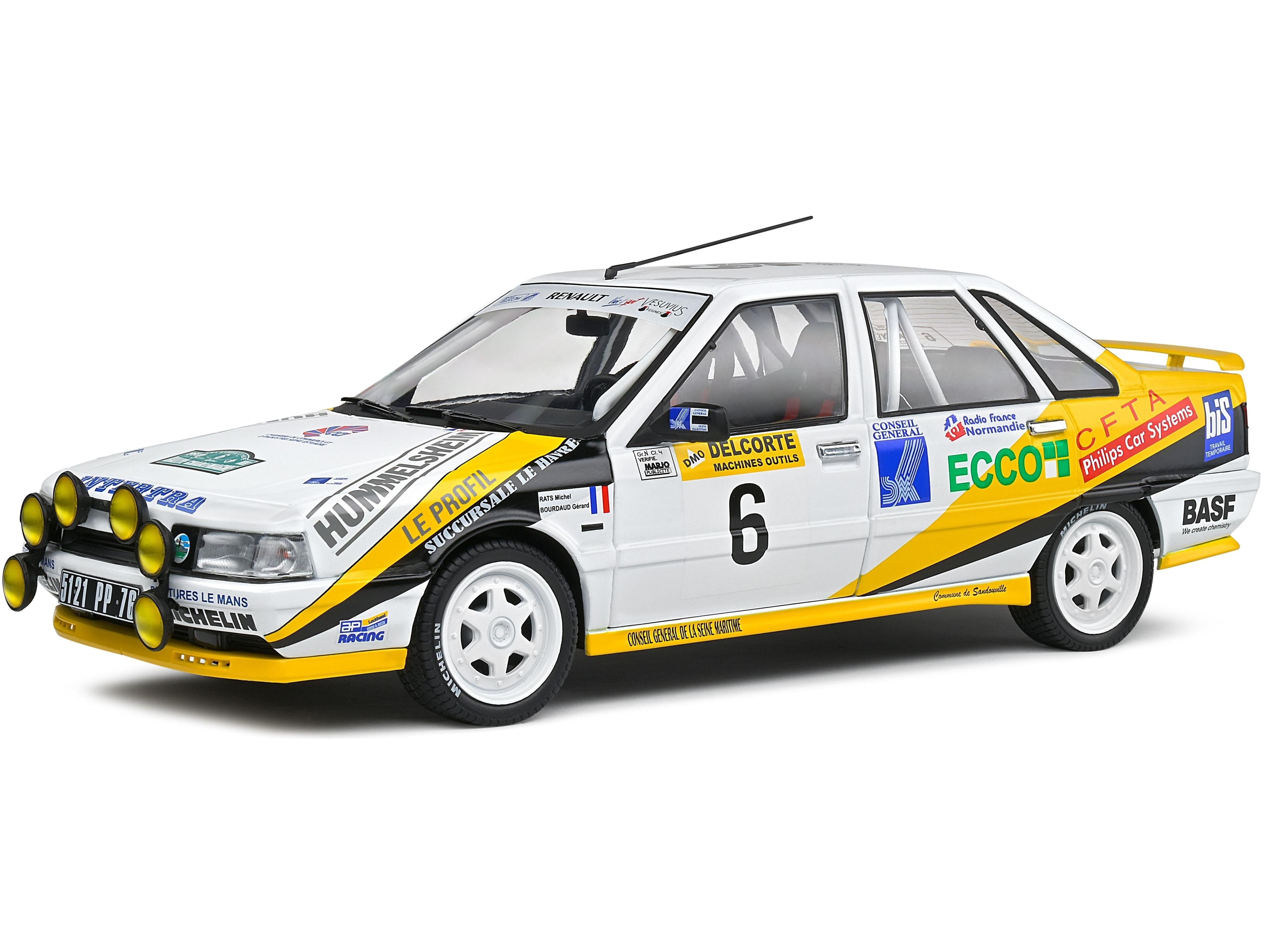 Renault R21 Turbo GR.A Rally Charlemagne 1991 1:18 Scale Solido Diecast Model