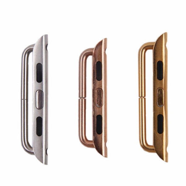 For Apple Watch 38 / 40 / 41mmMetal Strap Connector Metal Buckle, Pair