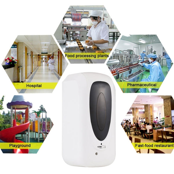 F1304 1000ML Touchless Automatic Infrared Sensor Liquid Soap Sanitizer  Dispenser